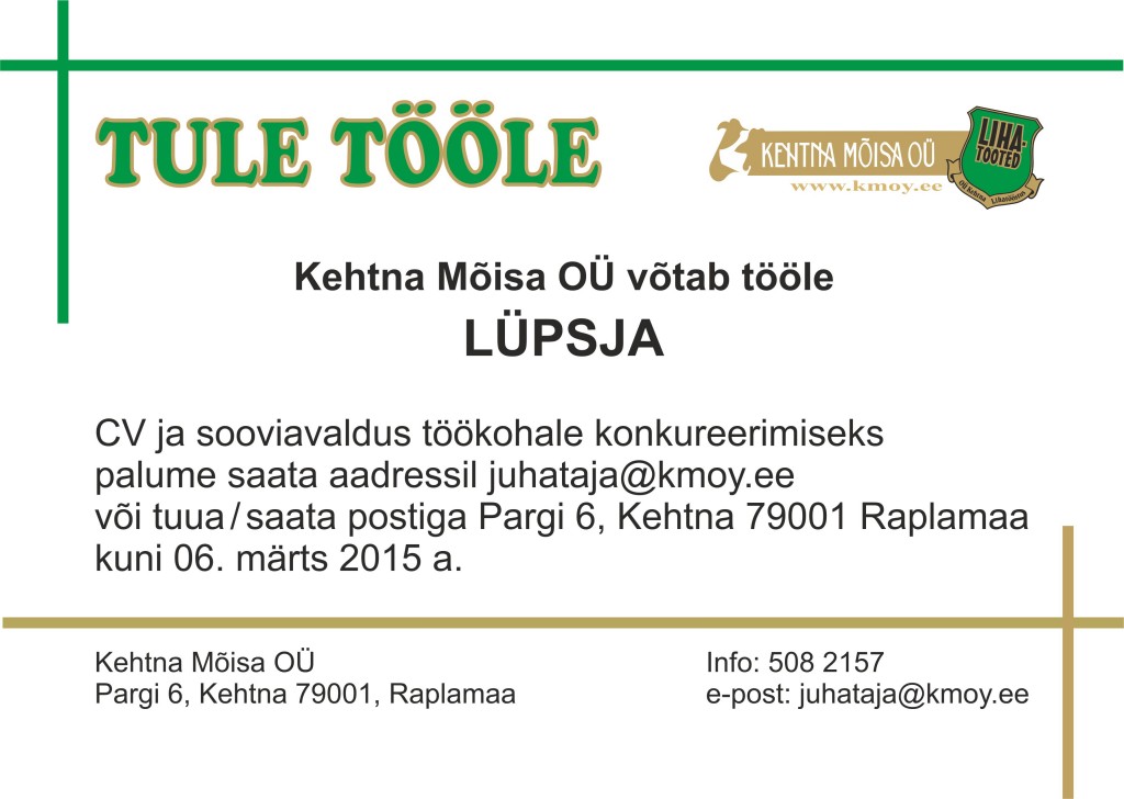 Tule tööle